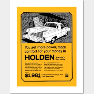 HOLDEN UTE - advert Posters and Art